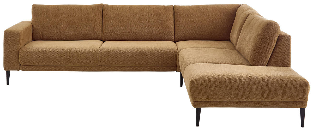 ROHOVÁ SEDACIA SÚPRAVA, textil, horčicovožltá - čierna/horčicovožltá, Design, kov/textil (303/254cm) - Dieter Knoll