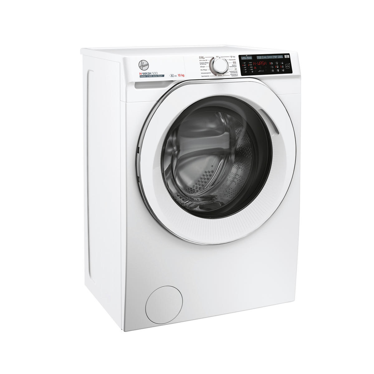 WASCHMASCHINE HWQ 410AMC6/1-84  - Weiß, Basics, Glas/Kunststoff (60/85/58,00cm) - Hoover