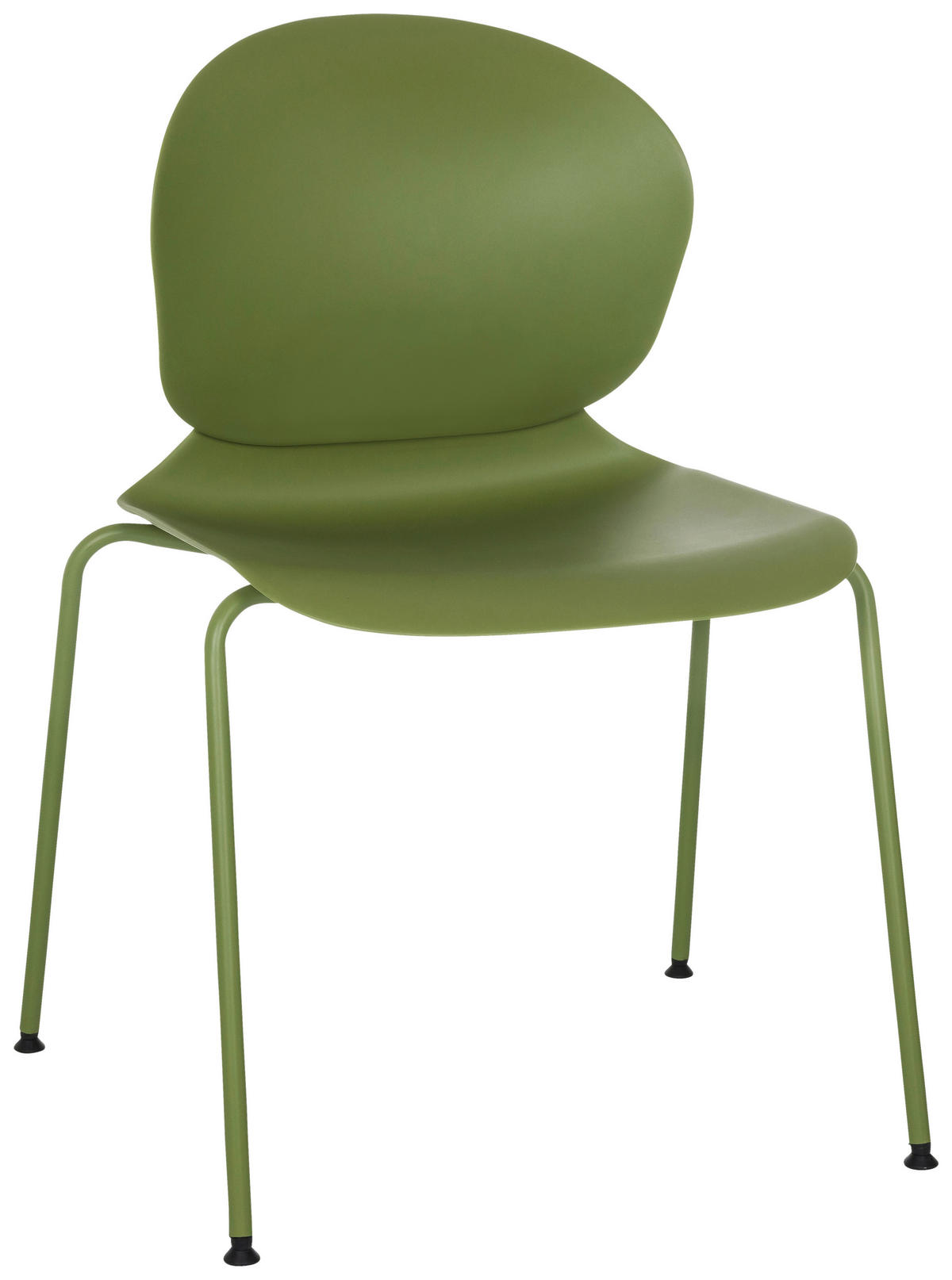 BESUCHERSTUHL Grün  - Grün, MODERN, Kunststoff/Metall (56/80/54cm) - MID.YOU