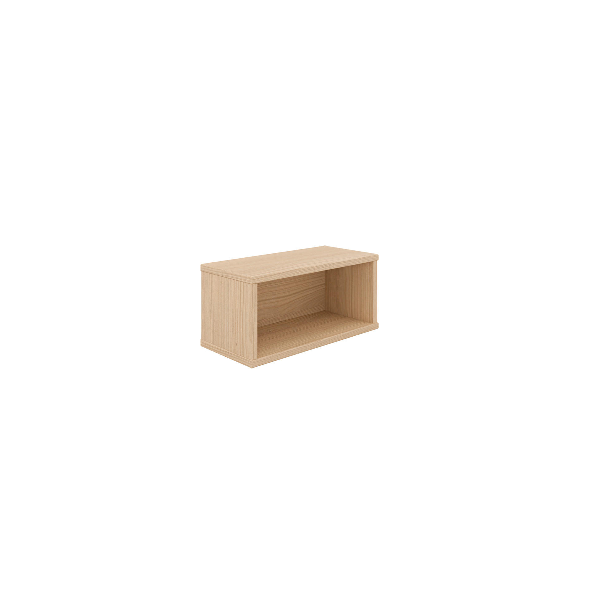 WANDREGAL 40/18,5/18,7 cm  - Naturfarben, Design, Holzwerkstoff (40/18,5/18,7cm) - Paidi