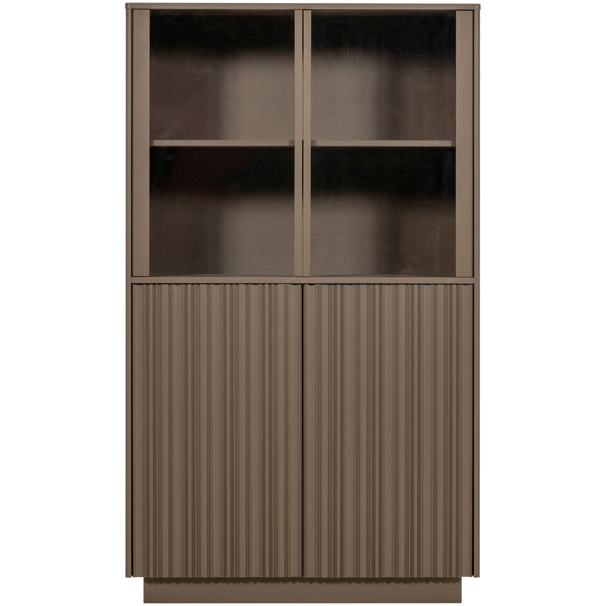 VITRINE Nova in Kiefer Braun  - Braun, Design, Glas/Holz (67/215/40cm) - Livetastic