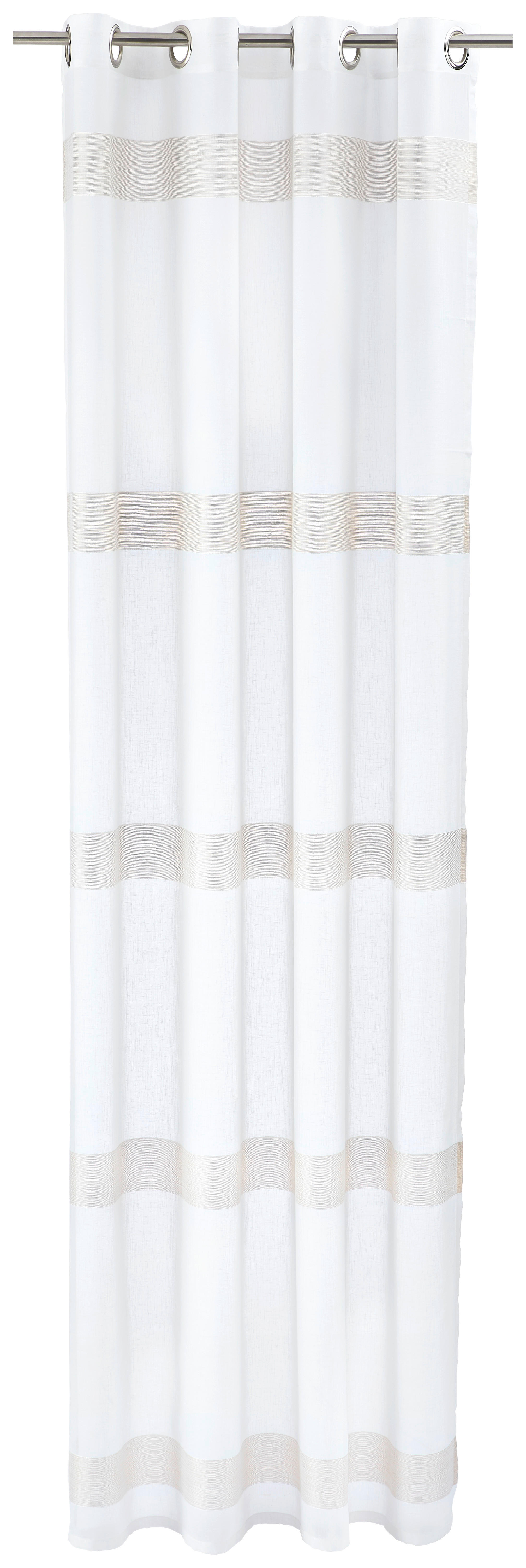ÖSENSCHAL LASOPASO halbtransparent 140/245 cm   - Creme, Basics, Textil (140/245cm) - Esposa