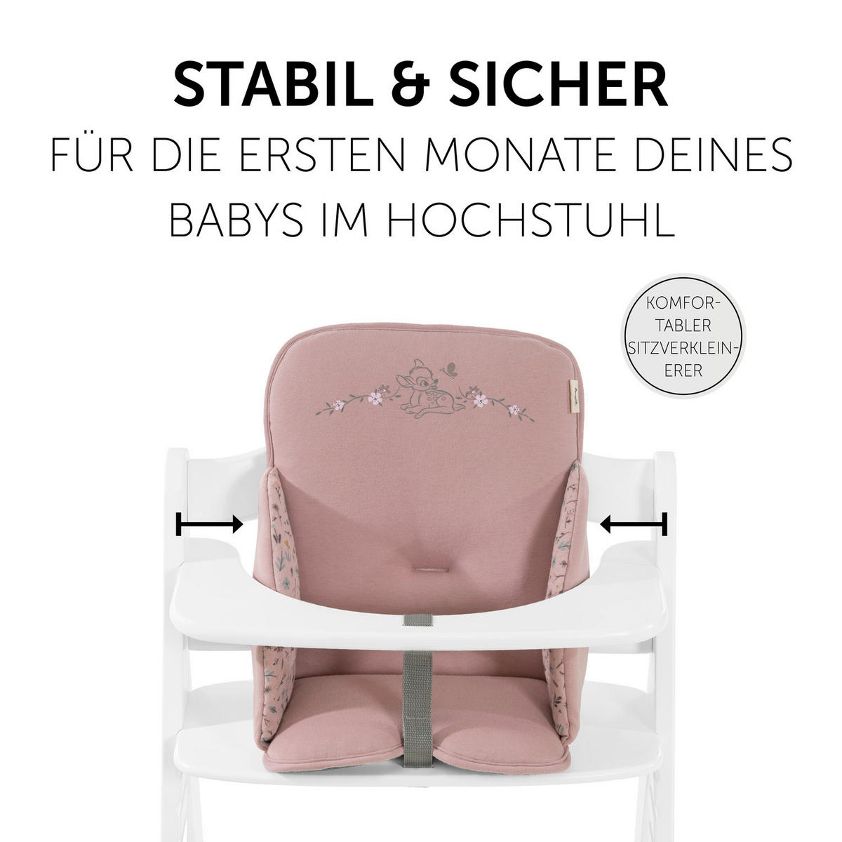SITZVERKLEINERER BAMBI  - Altrosa, Trend, Textil (15/30/36cm) - Hauck