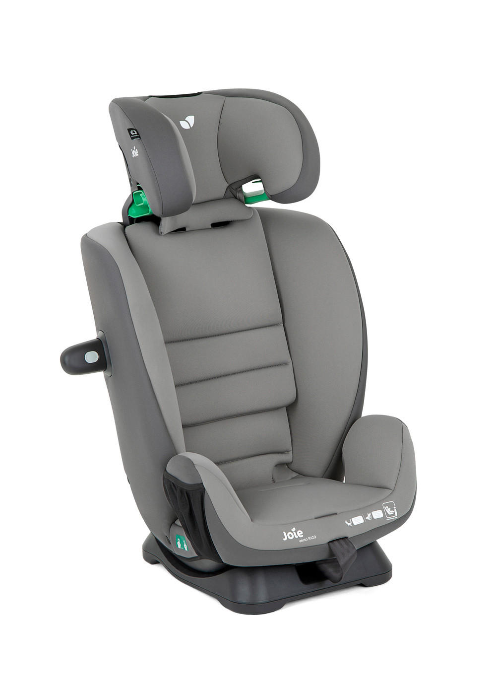 KINDERAUTOSITZ VERSO R129 COBBLESTONE   - Dunkelgrau/Grau, Basics, Kunststoff/Textil (44/60/57cm) - Joie