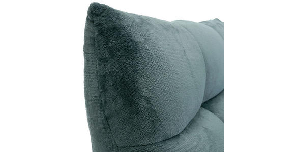 ECKSOFA Petrol Flachgewebe  - Petrol/Schwarz, MODERN, Kunststoff/Textil (235/275cm) - Landscape