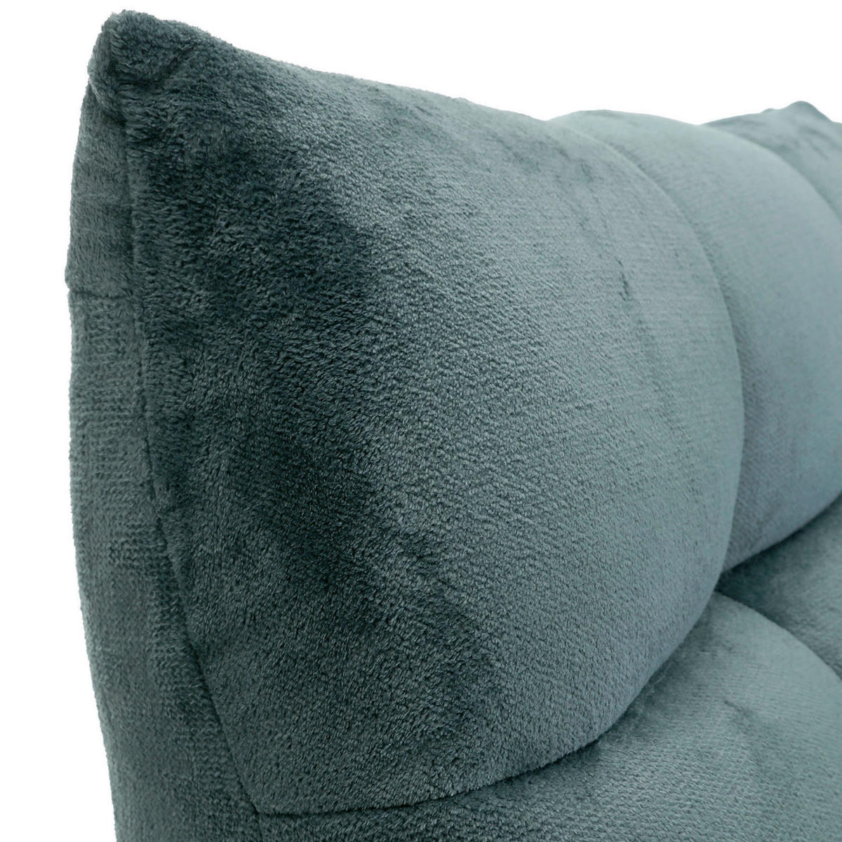 ECKSOFA Petrol Flachgewebe  - Petrol/Schwarz, MODERN, Kunststoff/Textil (275/235cm) - Landscape