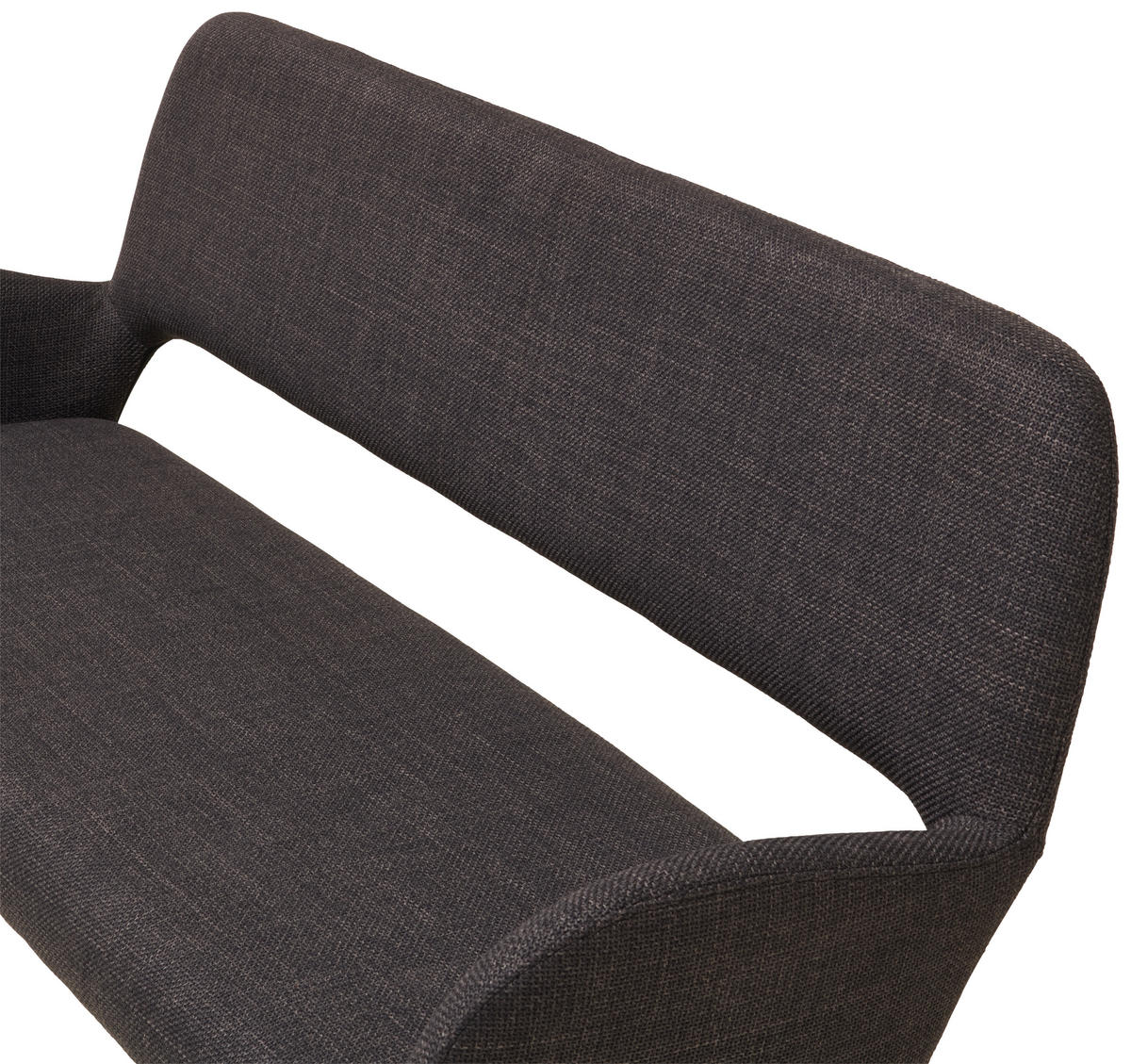 LAVICA, topoľ, čierna - čierna, Lifestyle, kov/drevo (150/83/63cm) - MID.YOU