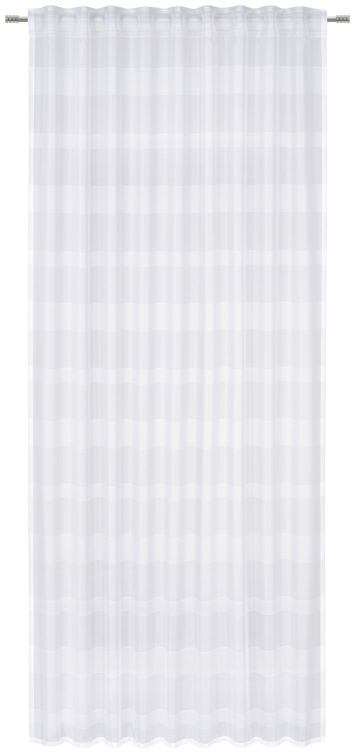 KOMBINOVANA ZAVESA bela - bela, Osnovno, tekstil (140/245cm) - Esposa