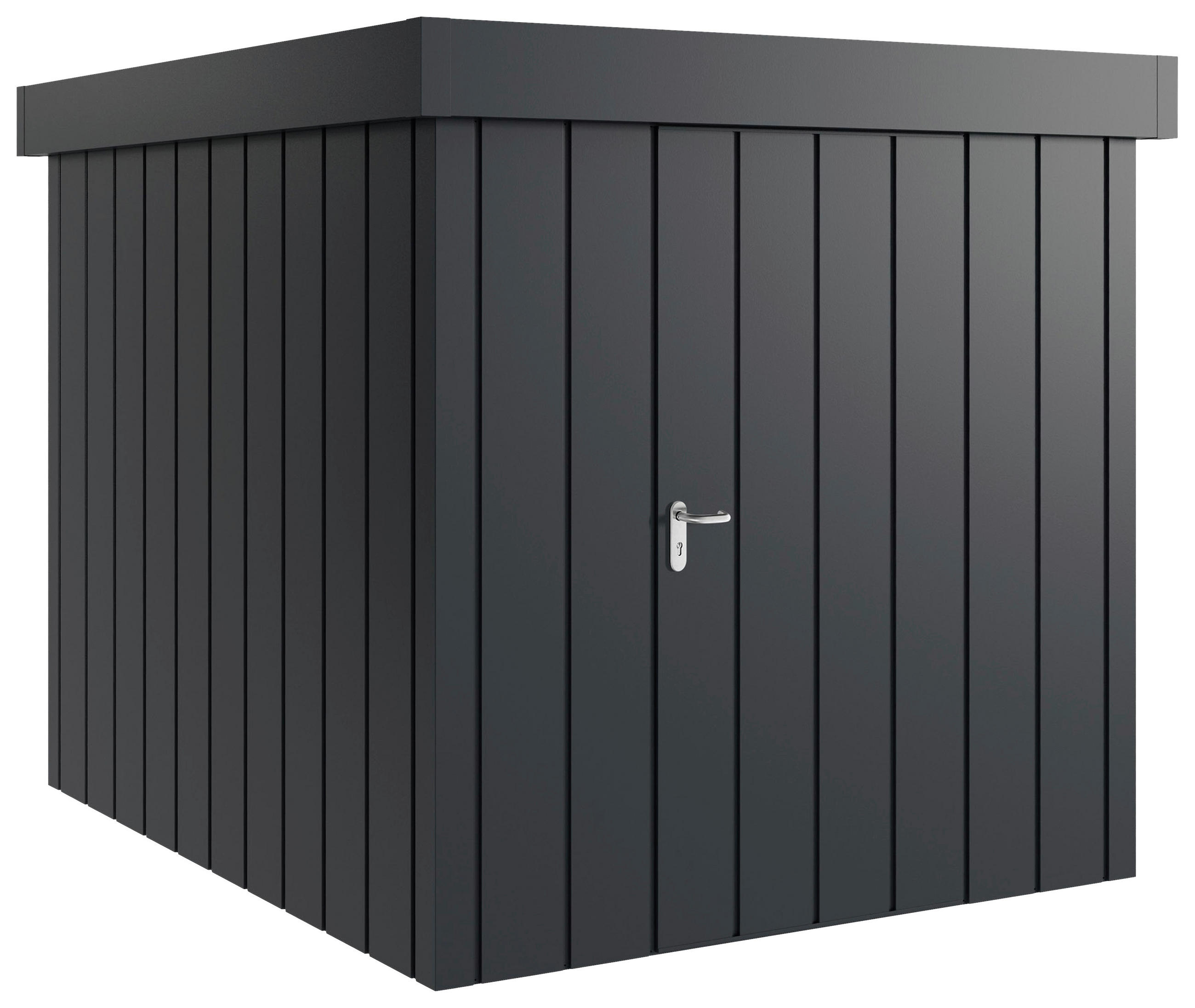 GERÄTEHAUS 229/220/277 cm  - Anthrazit, Basics, Metall (229/220/277cm)