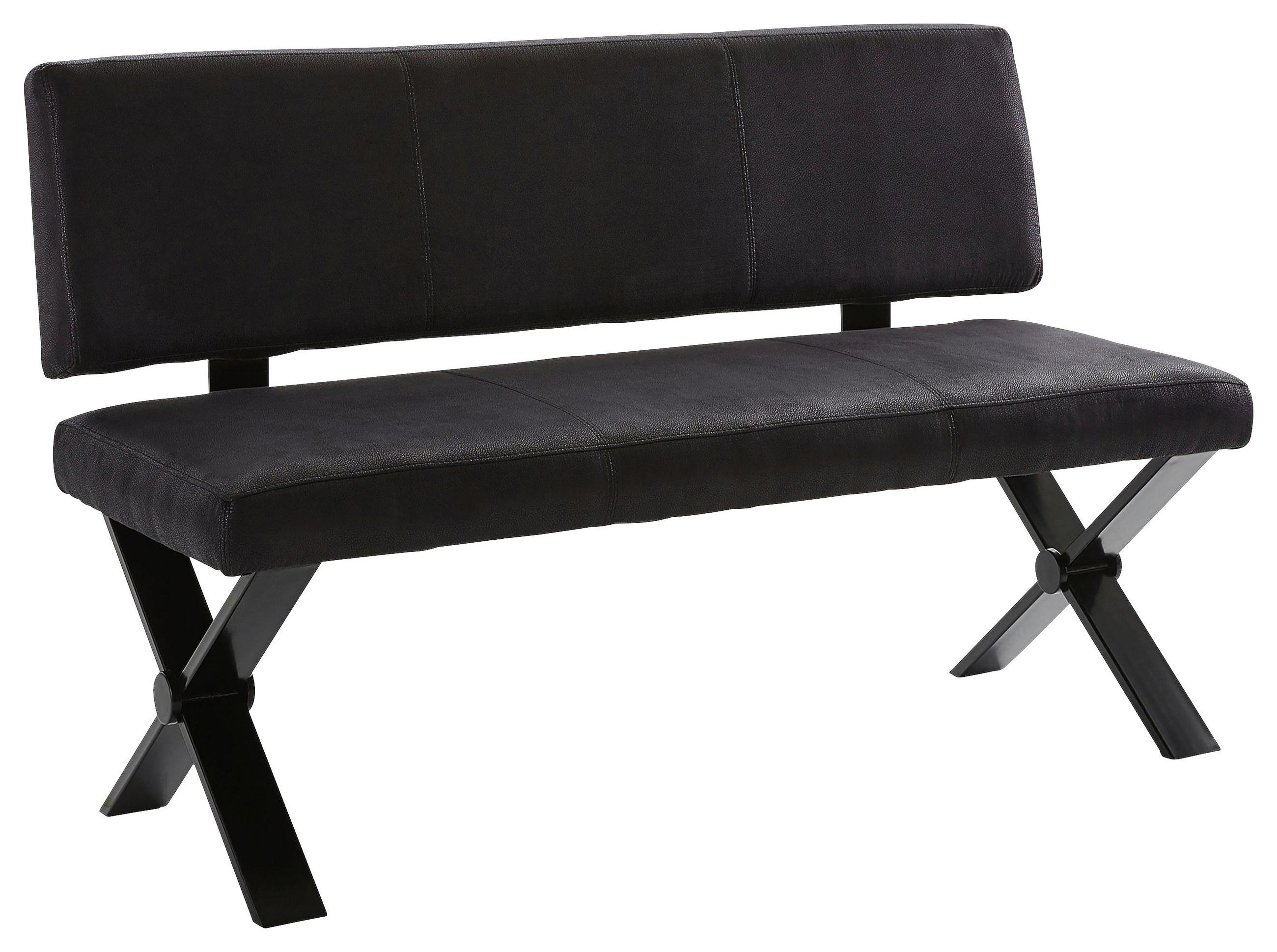 Sitzbank 140/90,5/61 cm in Schwarz