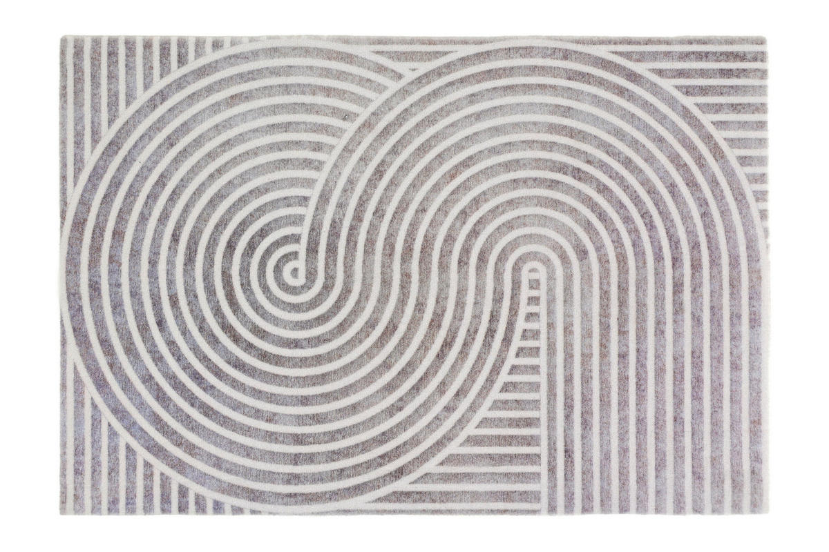 FUßMATTE  60/90 cm  Grau  - Grau, Basics, Textil (60/90cm) - Esposa