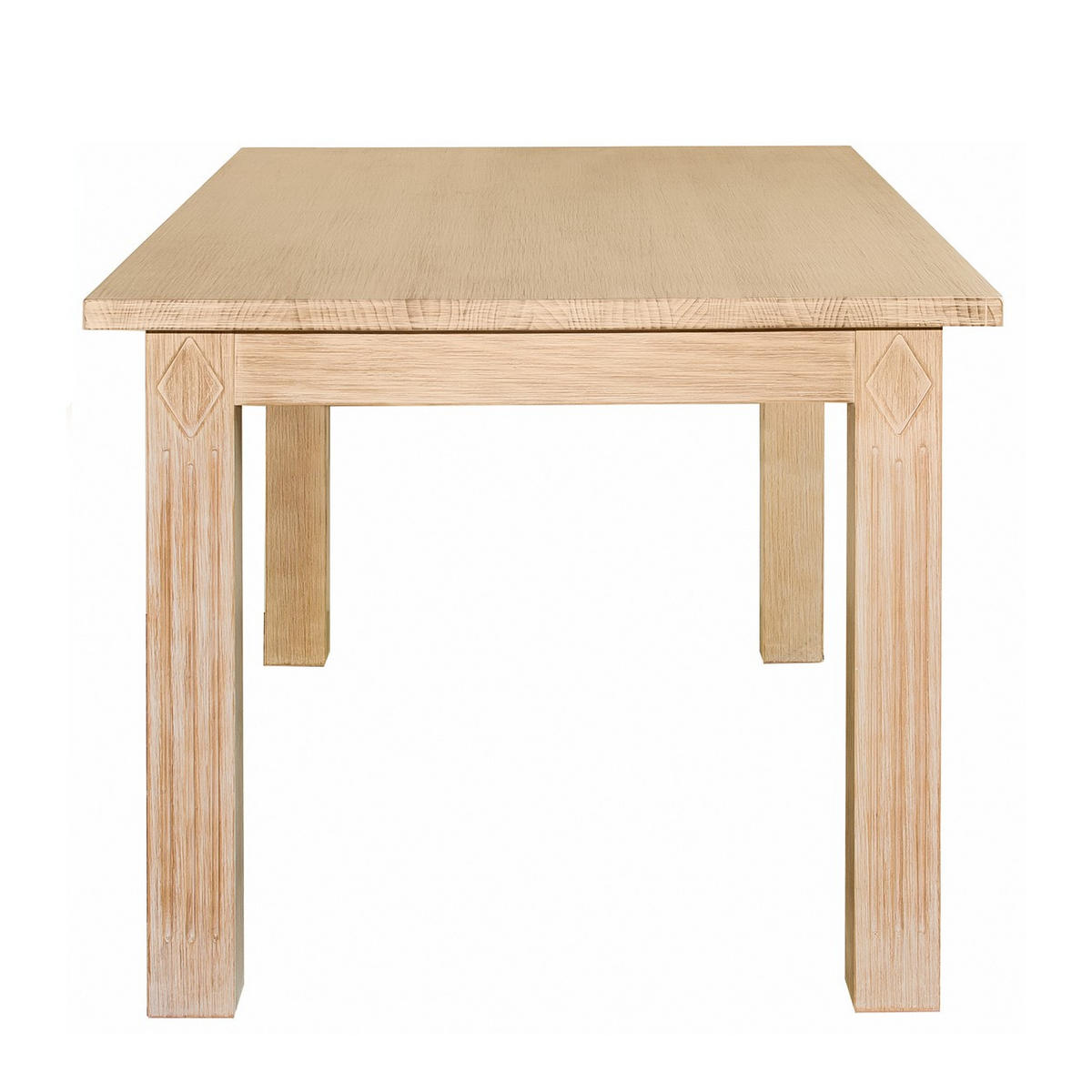 ESSTISCH Pinie massiv rechteckig Beige  - Beige, Design, Holz (180-240/95/77cm) - Livetastic