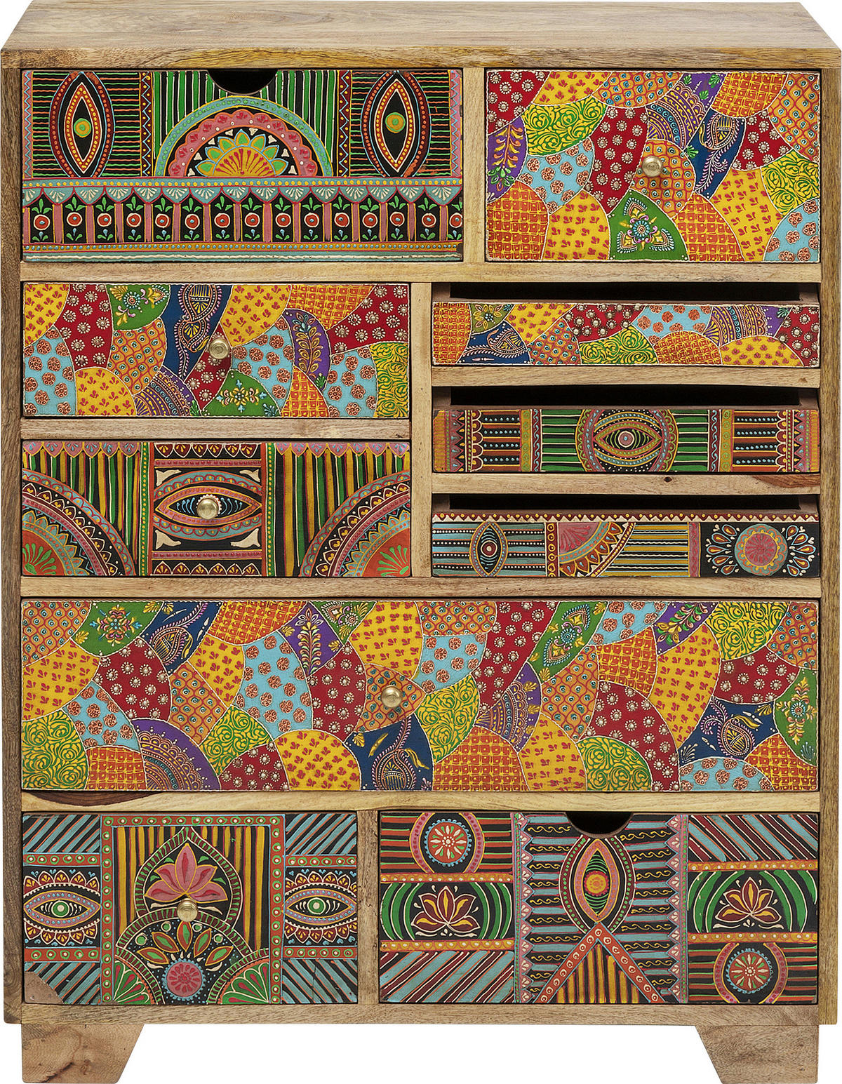 KOMMODE  in 71/90/30 cm  - Goldfarben/Multicolor, Design, Holz/Metall (71/90/30cm) - Kare-Design