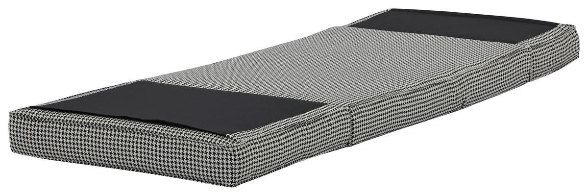SCHLAFSESSEL Jacquard Weiß, Schwarz    - Schwarz/Weiß, MODERN, Textil (74/61,5/80cm) - MID.YOU