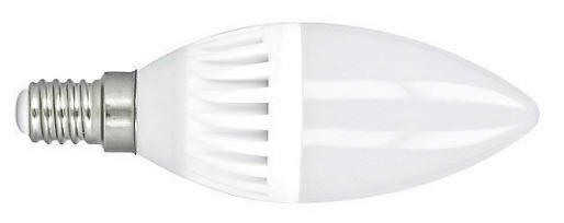 LED SIJALICA - bela, Osnovno, metal/keramika (3,7/11,0cm)