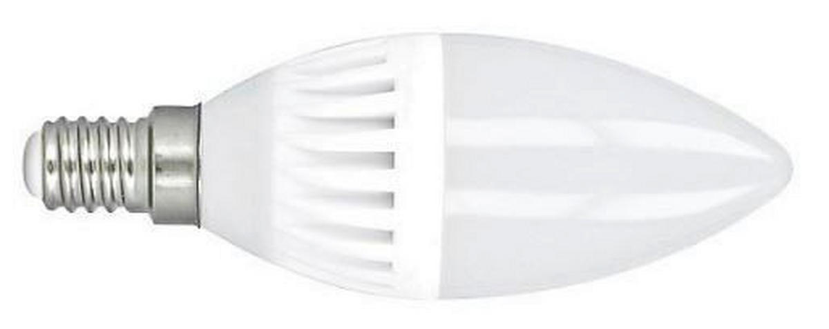 LED SIJALICA - bela, Osnovno, metal/keramika (3,7/11,0cm)
