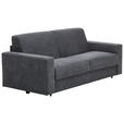 SCHLAFSOFA Webstoff Schwarz  - Schwarz, KONVENTIONELL, Kunststoff/Textil (198/84/96cm) - Carryhome