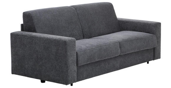 SCHLAFSOFA Webstoff Schwarz  - Schwarz, KONVENTIONELL, Kunststoff/Textil (198/84/96cm) - Carryhome