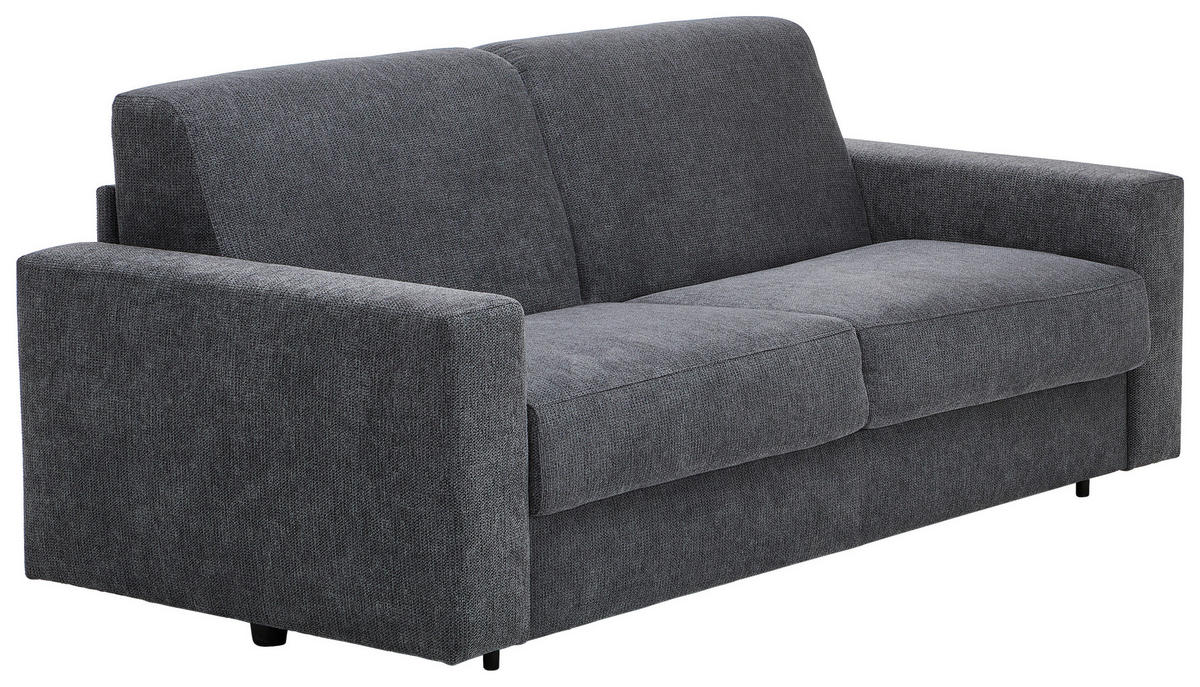 SCHLAFSOFA in Webstoff Schwarz  - Schwarz, KONVENTIONELL, Kunststoff/Textil (198/84/96cm) - Carryhome