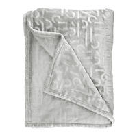 PLAID E-Scatter grey 220/240 cm  - Grau, Design, Textil (220/240cm) - Esprit