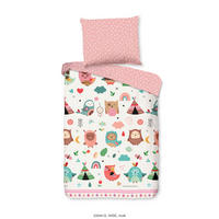 KINDERBETTWÄSCHE 100/135 cm  - Hellrosa/Multicolor, Basics, Textil (100/135cm)