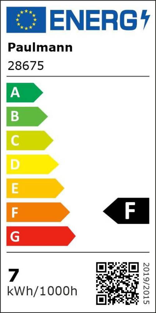 LED-LEUCHTMITTEL   E27 1x6,5W W 600 lm  - Klar/Goldfarben, Basics, Glas (13,8cm) - Paulmann