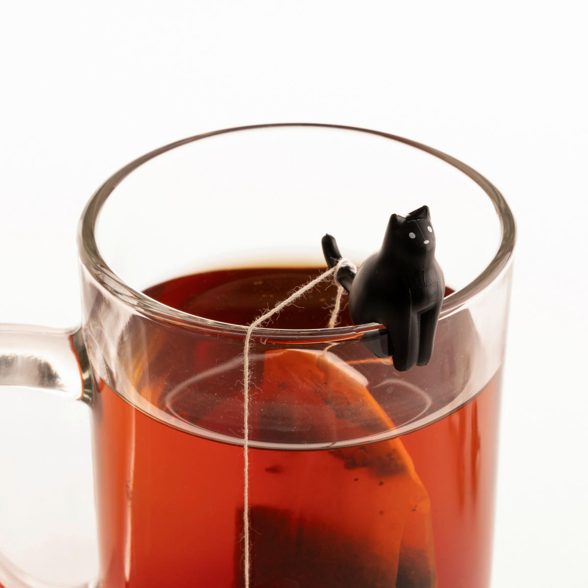 DRŽAČ VREĆICA ČAJA  - bijela/siva, Basics, prirodni materijali (1,7/3,6/3,2cm) - Kikkerland