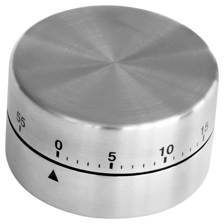 MERILEC ČASA          6,5 cm           - barve nerjavečega jekla, Basics, kovina (6,5cm) - Homeware
