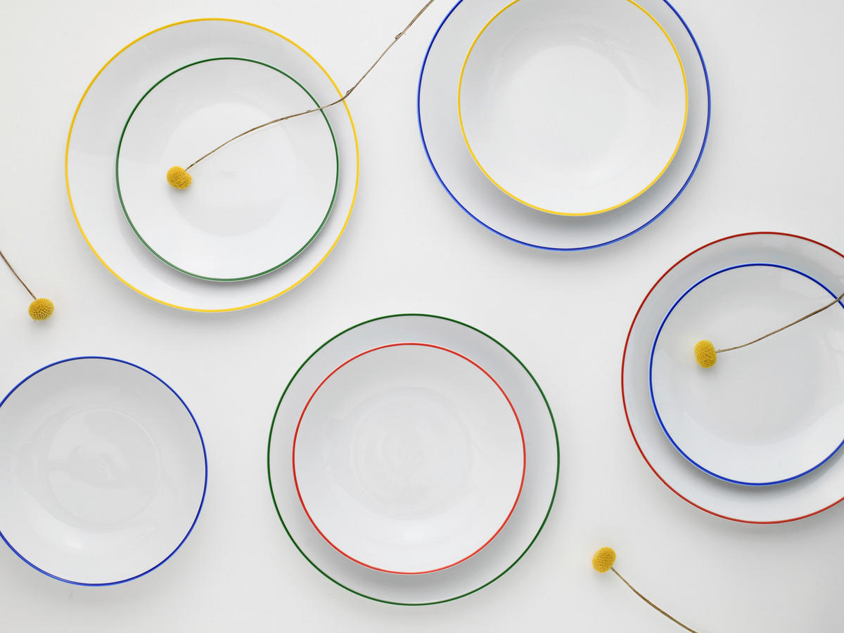 SERVIS Luna Color Line 12 delar  - multicolor, Basics, keramik (32/29/31,5cm) - Creatable