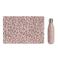 PLATZMATTE Metall, Kunststoff Hellrosa, Beige  - Hellrosa/Beige, Basics, Kunststoff/Metall - Zeller Present