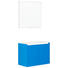 BADEZIMMER - Blau/Weiß, Design, Glas/Holzwerkstoff (70cm) - Dieter Knoll BADEZIMMER - Blau/Weiß, Design, Glas/Holzwerkstoff (70cm) - Dieter Knoll