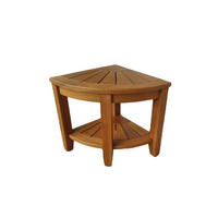 GARTENBEISTELLTISCH 40/40/44 cm  - Braun, Basics, Holz (40/40/44cm) - Gardenson