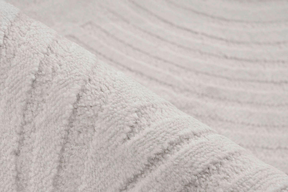 FLACHWEBETEPPICH 200/290 cm Silberfarben rechteckig  - Silberfarben, Basics, Textil (200/290cm) - Kayoom