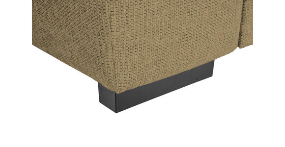 ECKSOFA Olivgrün Struktur - Schwarz/Olivgrün, Design, Kunststoff/Textil (284/205cm) - Xora