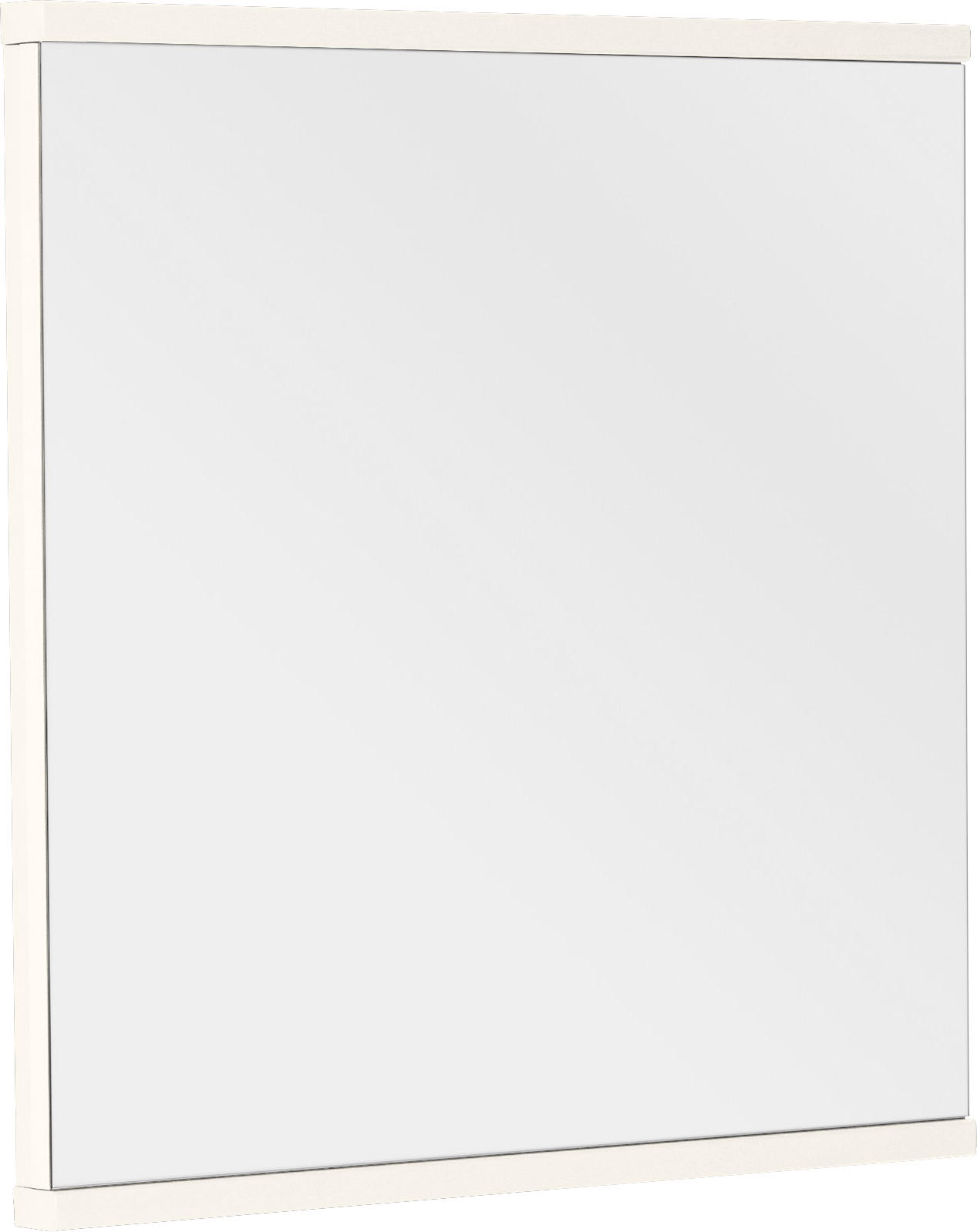 WANDSPIEGEL 75/75,6/4,6 cm  - Creme, Design, Glas/Holzwerkstoff (75/75,6/4,6cm) - Invivus