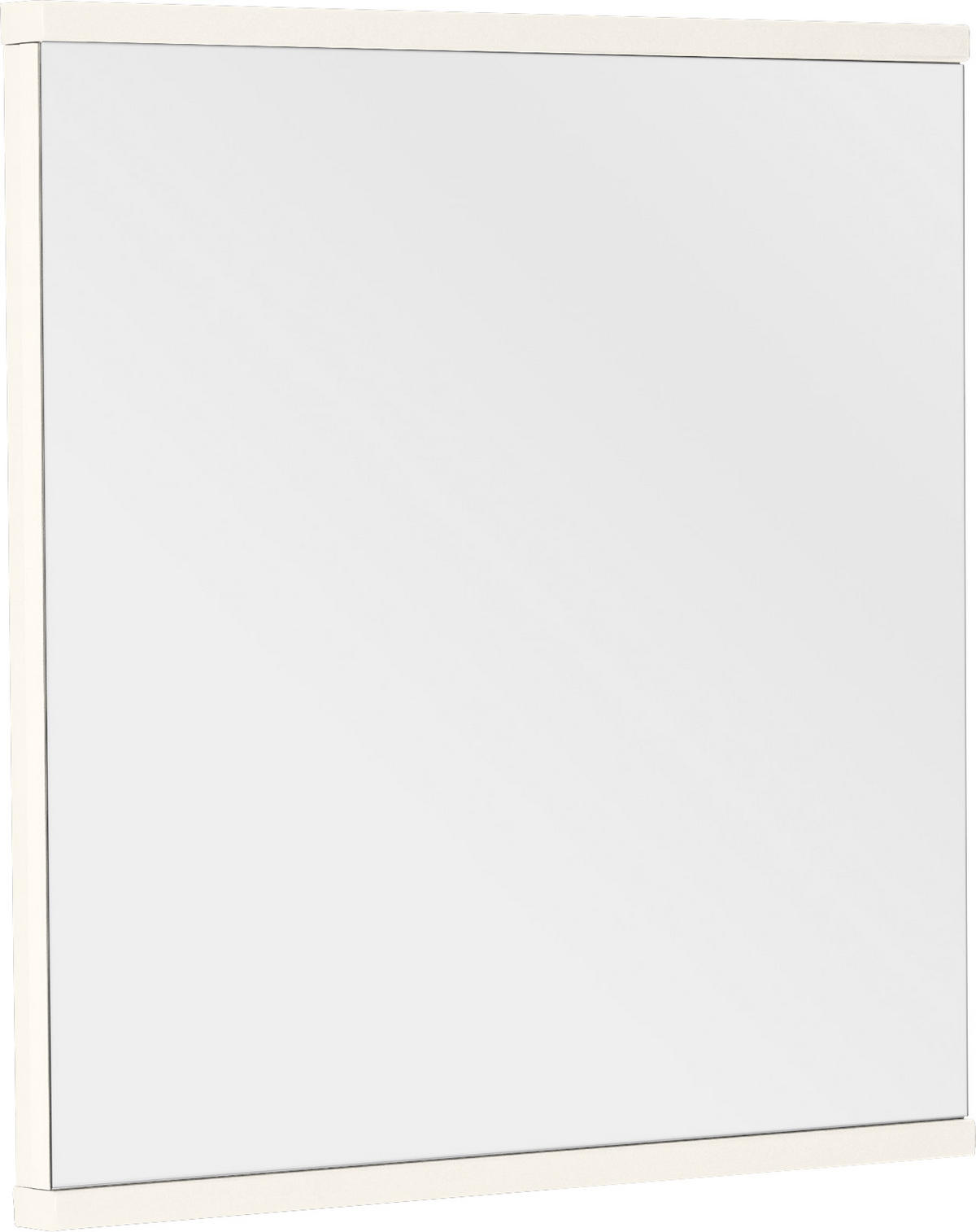 WANDSPIEGEL 75/75,6/4,6 cm  - Creme, Design, Glas/Holzwerkstoff (75/75,6/4,6cm) - Invivus