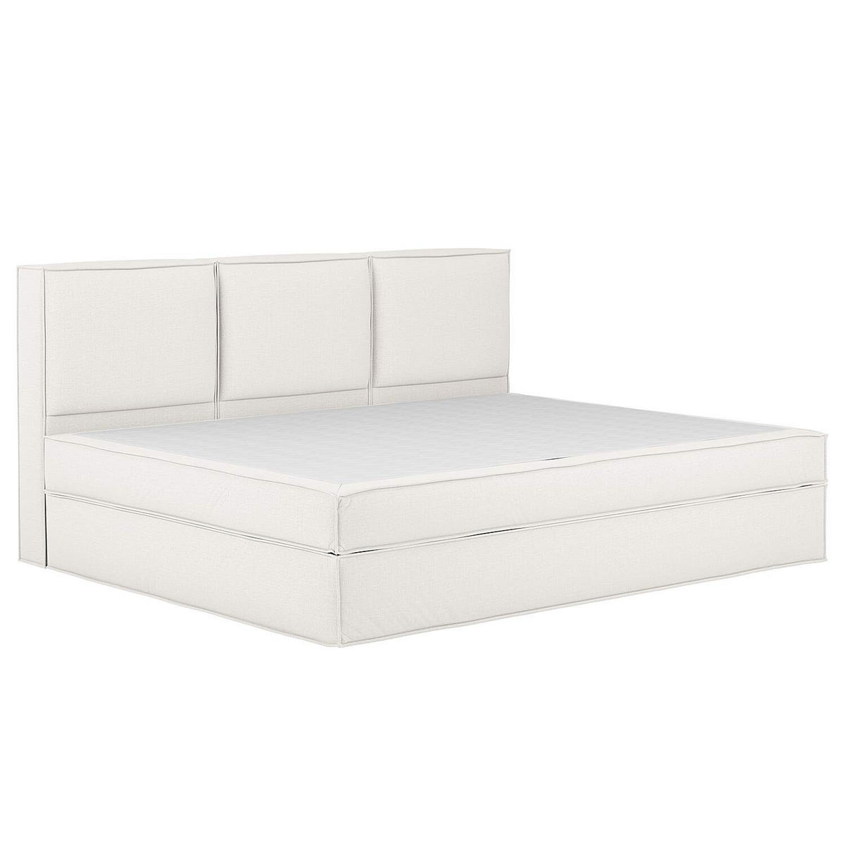 BOXSPRINGBETT 270/220 cm  in Creme  - Creme, Design, Textil (270/220cm) - home24