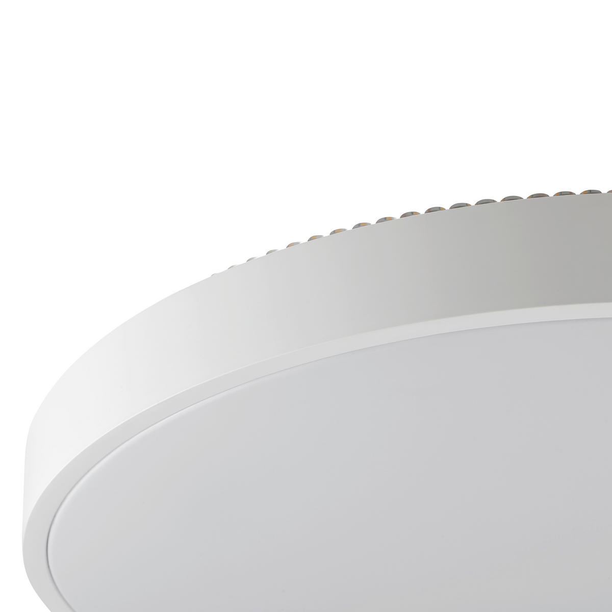 LED-DECKENLEUCHTE Solistra 54,5/9,5 cm   - Weiß, KONVENTIONELL, Kunststoff/Metall (54,5/9,5cm) - Brilliant