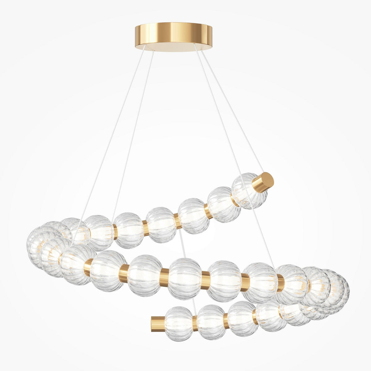 PENDELLAMPA Amulet 80/345.5/80 cm  - guldfärgad, Design, metall (80/345.5/80cm) - MAYTONI