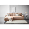 ECKSOFA in Webstoff Altrosa  - Schwarz/Altrosa, MODERN, Kunststoff/Textil (175/265cm) - Carryhome