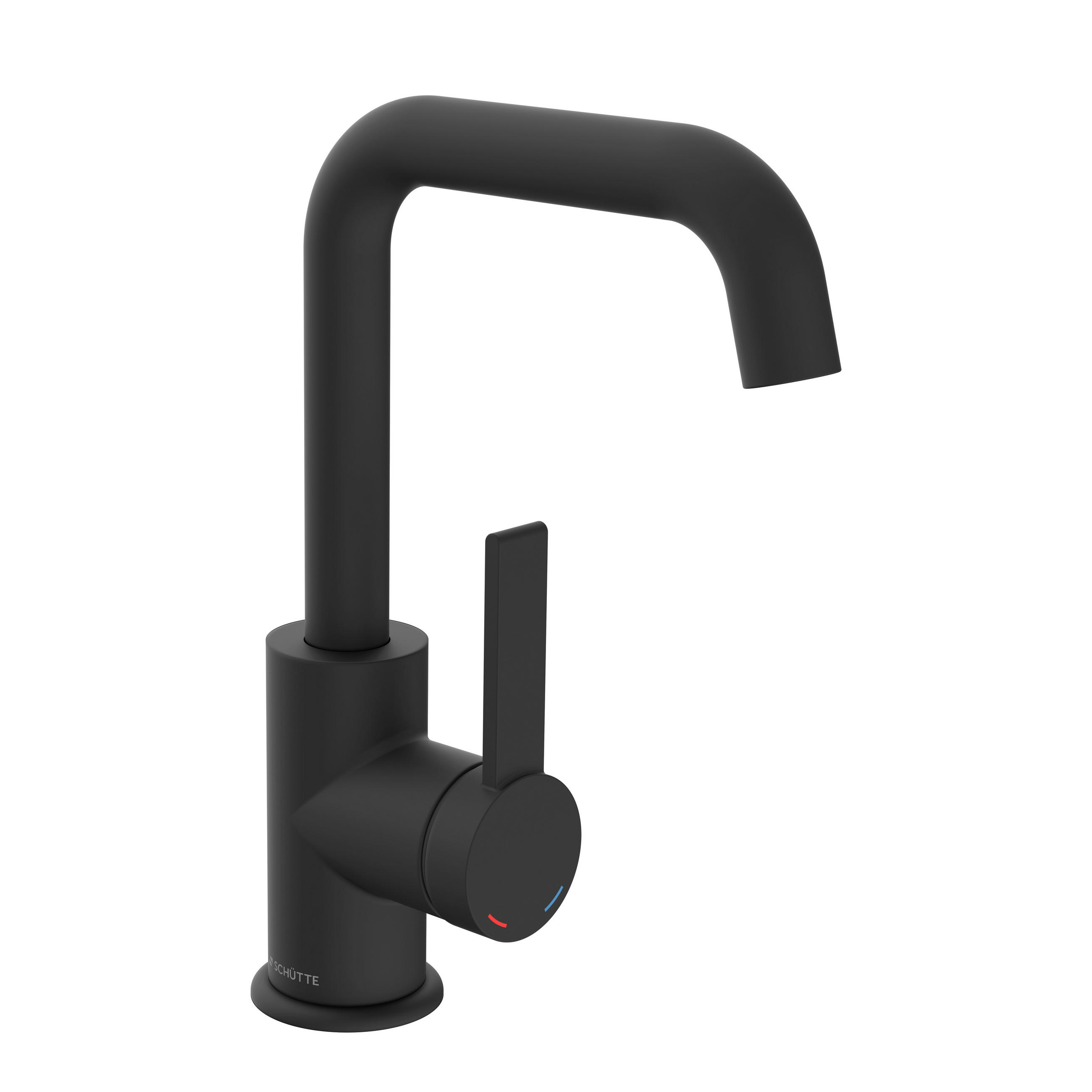 WASCHTISCHARMATUR 33126  - Schwarz, Basics, Metall (5,0/24,5/17,5cm) - Schütte