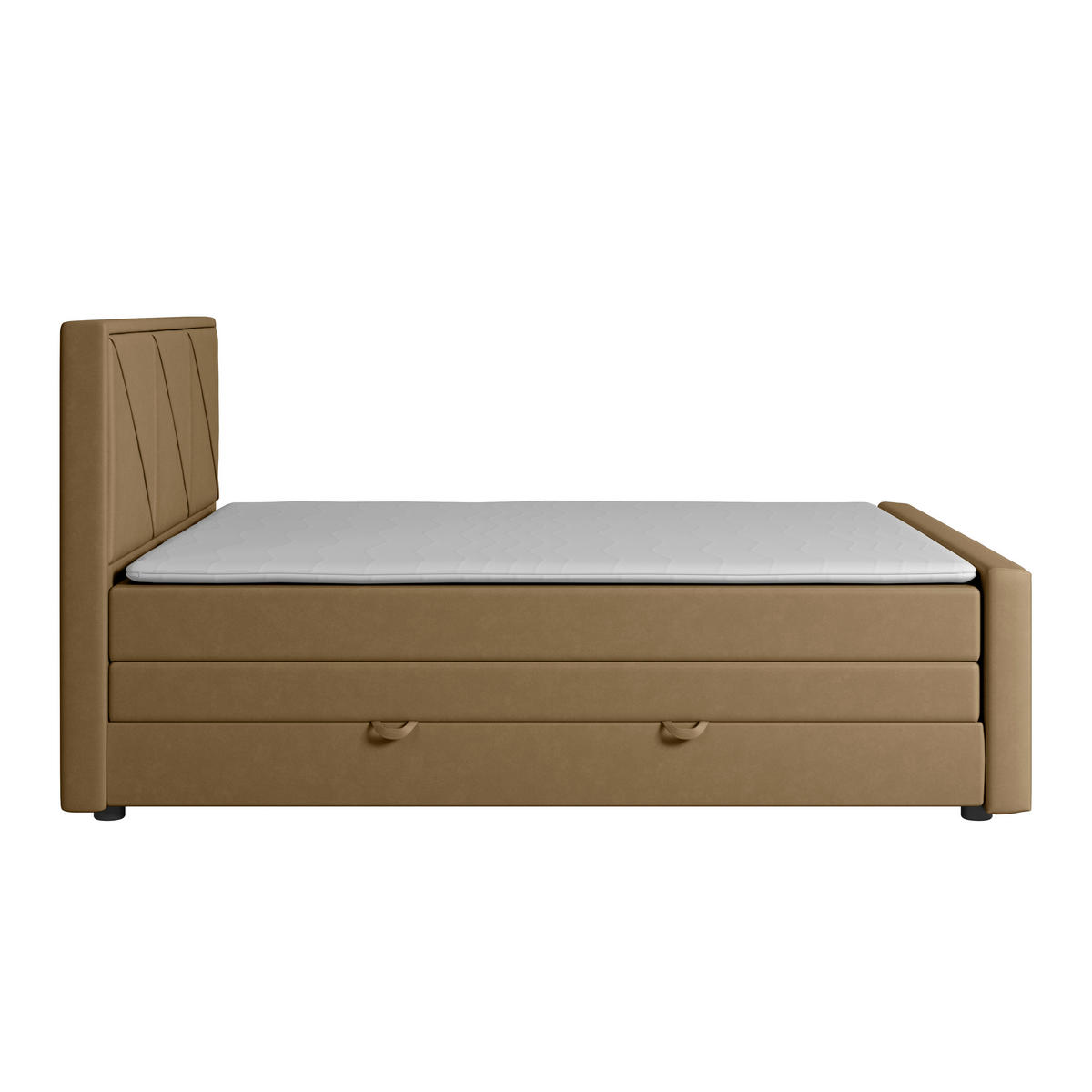BOXSPRINGBETT 180/200 cm  in Beige  - Beige, Modern, Holz/Kunststoff (180/200cm) - MID.YOU