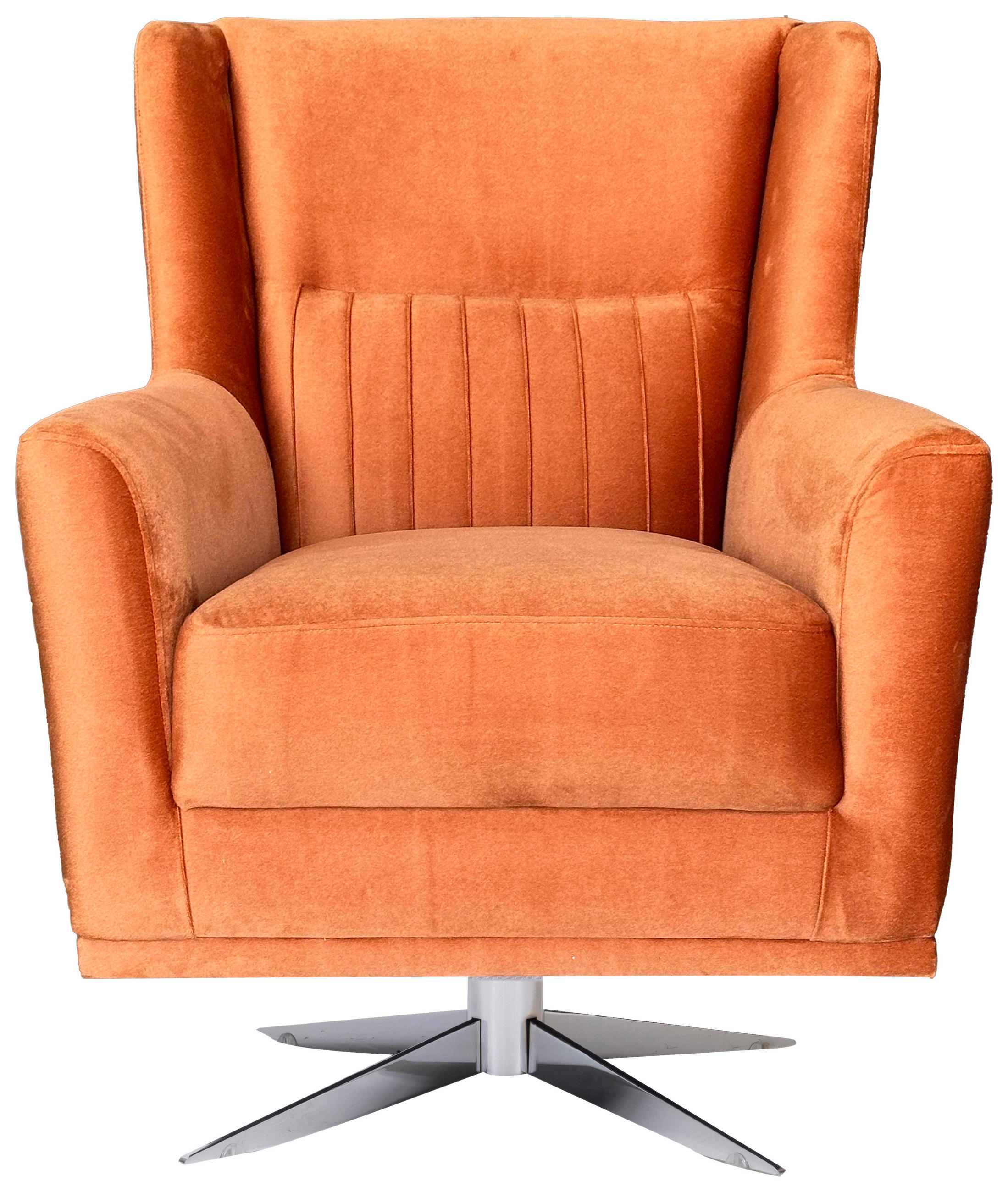 SESSEL Velours Bronzefarben    - Chromfarben/Bronzefarben, Design, Textil/Metall (70/96/75cm) - Livetastic