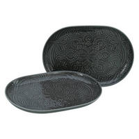 PLATTE - Dunkelgrau, Trend, Keramik - Creatable