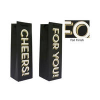 Pungă Pentru Cadou  - negru, Basics, hârtie (10/33,0/10cm)