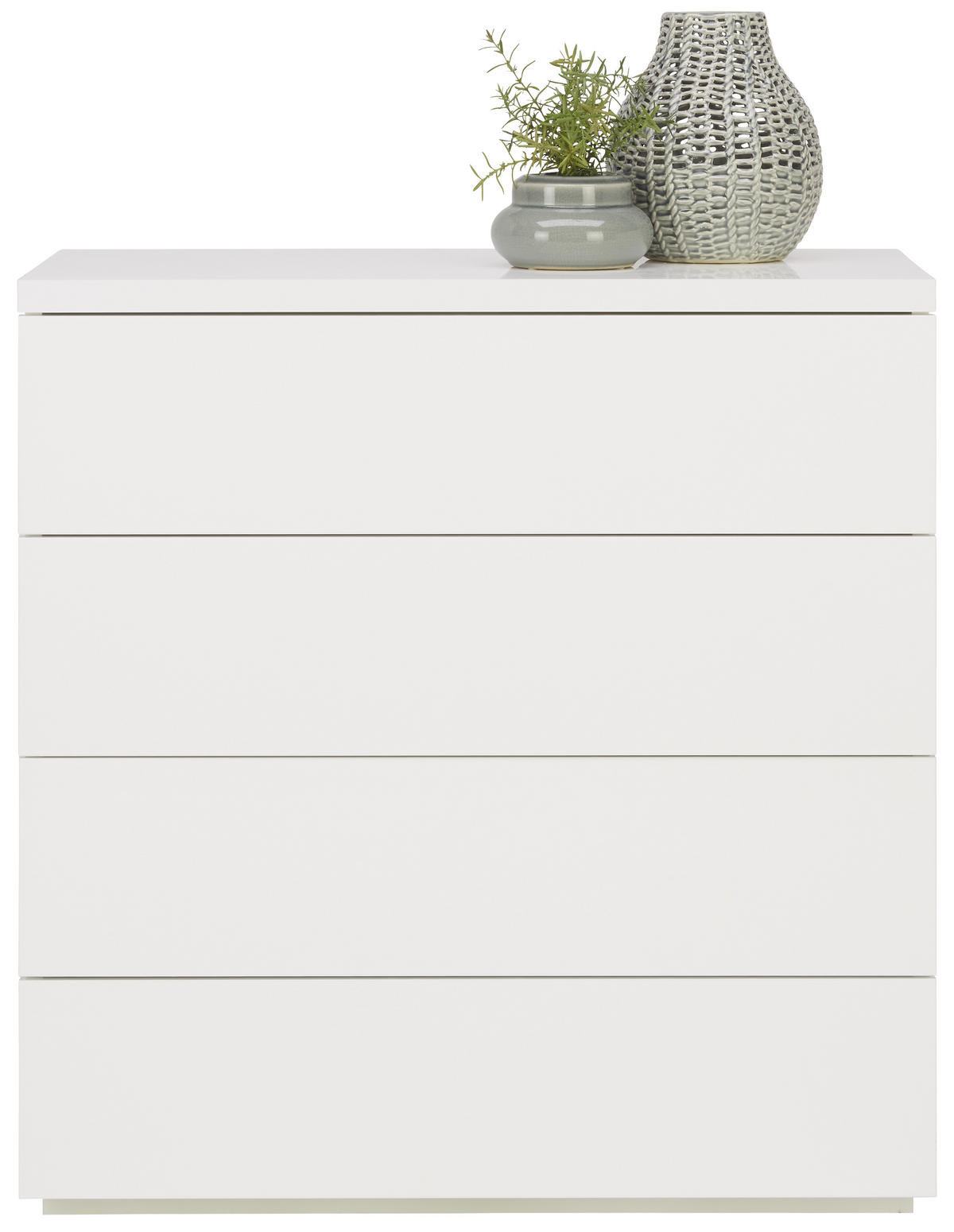 KOMMODE 85/88/44 cm  in Weiss  - Weiss, Konventionell, Holzwerkstoff (85/88/44cm) - Xora