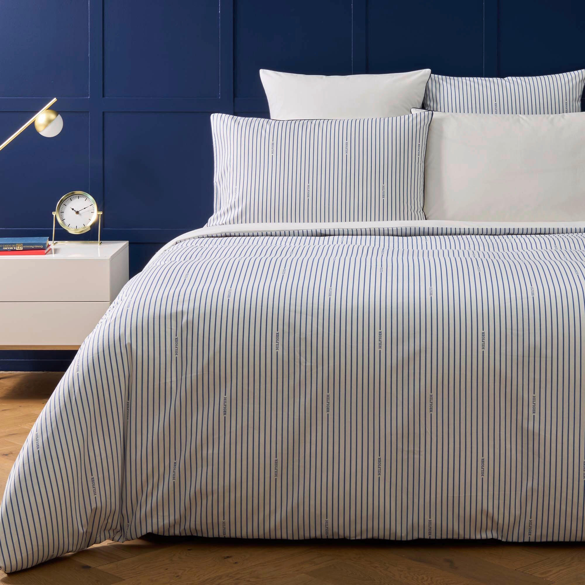 ÁGYNEMŰHUZAT-GARNITÚRA 140/200 cm  - szürke, Basics, textil (140/200cm) - Tommy Hilfiger