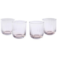 TRINKGLAS 300 ml 4-teilig  - Hellbraun, Trend, Glas (8,6/9,5cm) - Novel