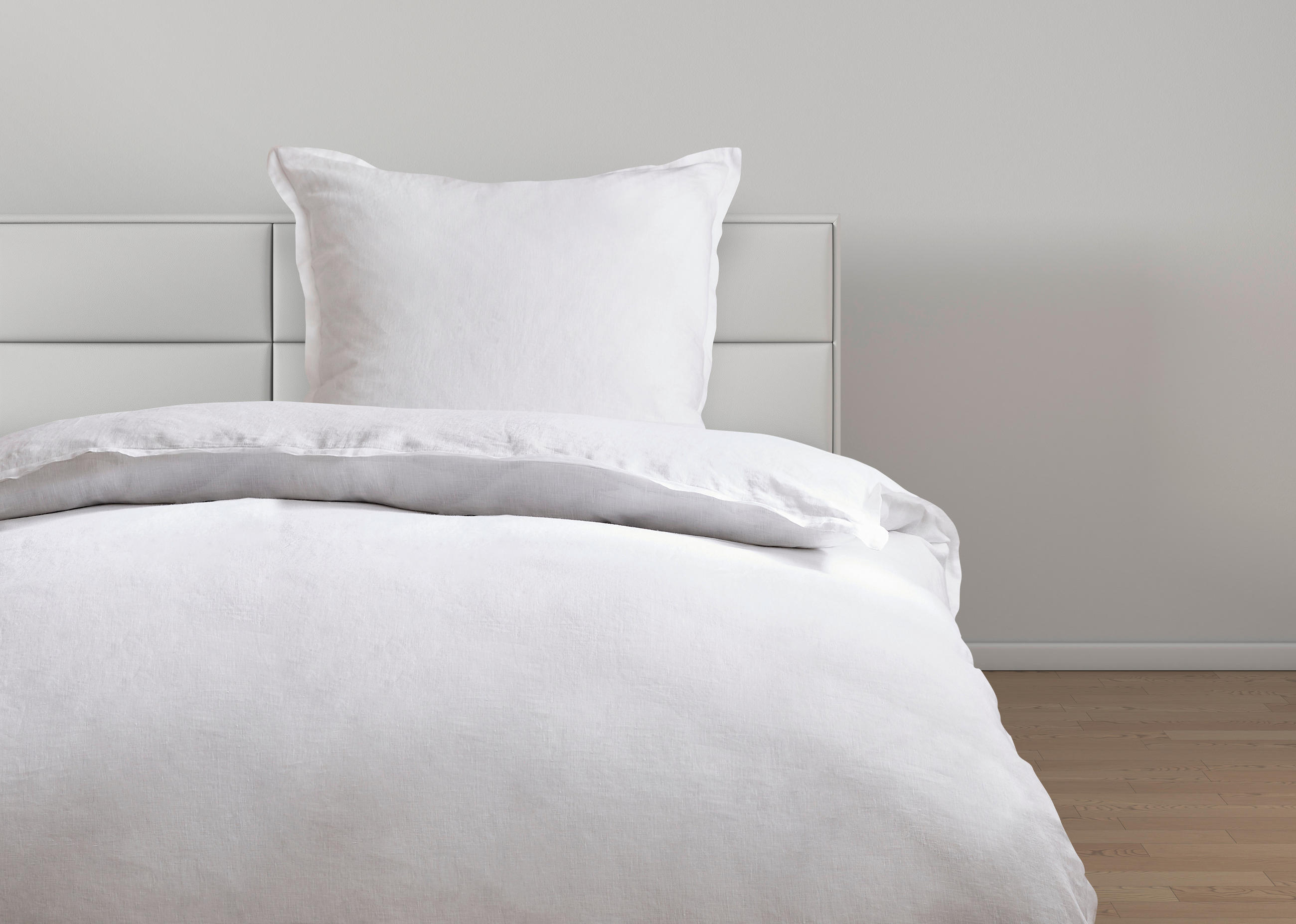 BETTWÄSCHE Leinenoptik 140/200 cm  - Ecru, Trend, Textil (140/200cm) - Ambiente