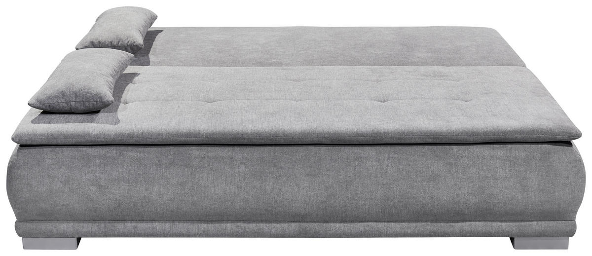 ROZKLÁDACÍ POHOVKA, textil, barvy stříbra - barvy stříbra/jílová barva, Moderní, textil/plast (208/93/105cm) - MID.YOU